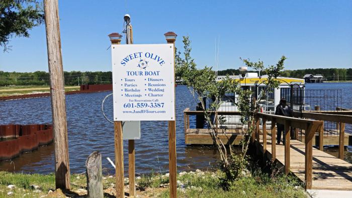Sweet Olive Tour Boat on Ross Barnett Reservoir in Ridgeland, Mississippi
