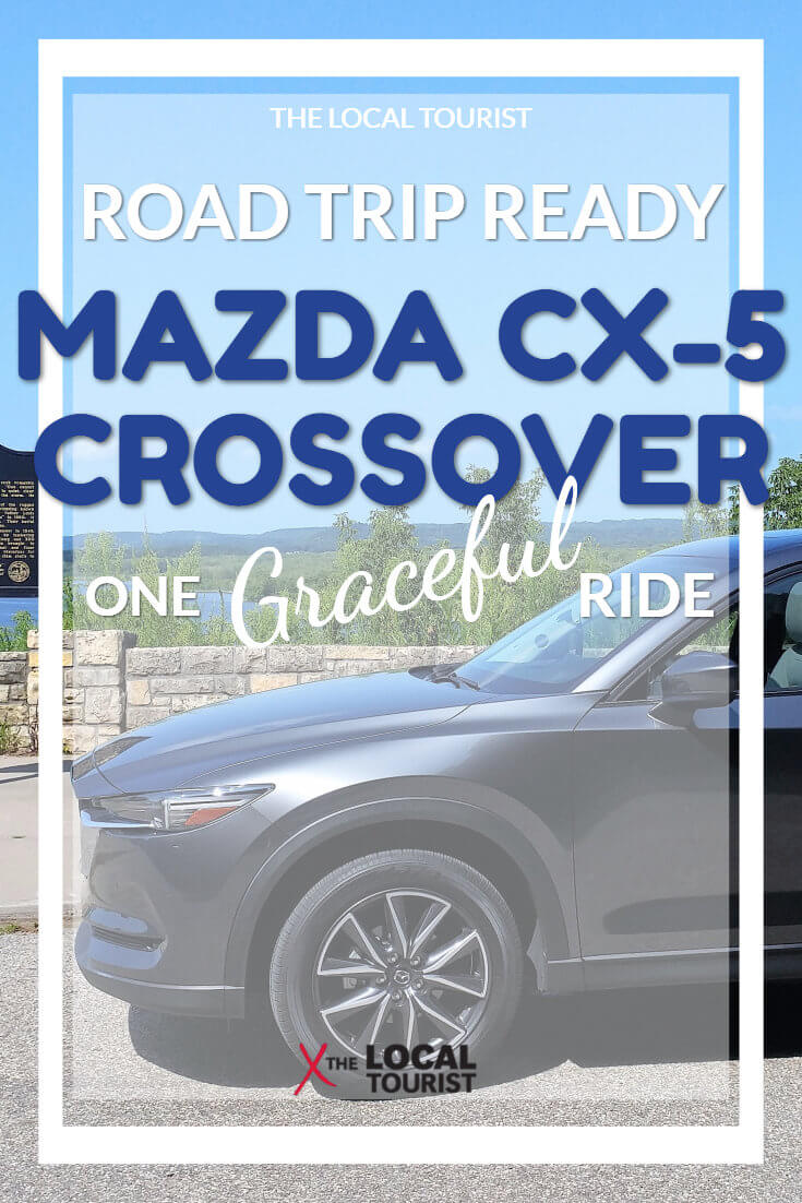 The Mazda CX5 Grand Touring is a graceful vehicle for a road trip with incredible amenities