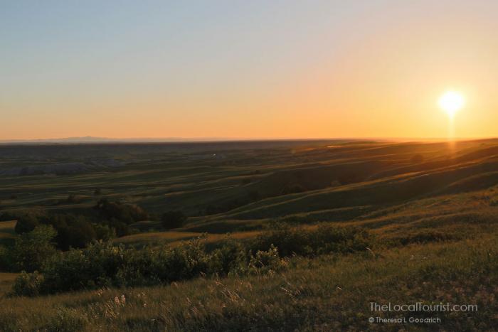 Sunset in Badlands National Park