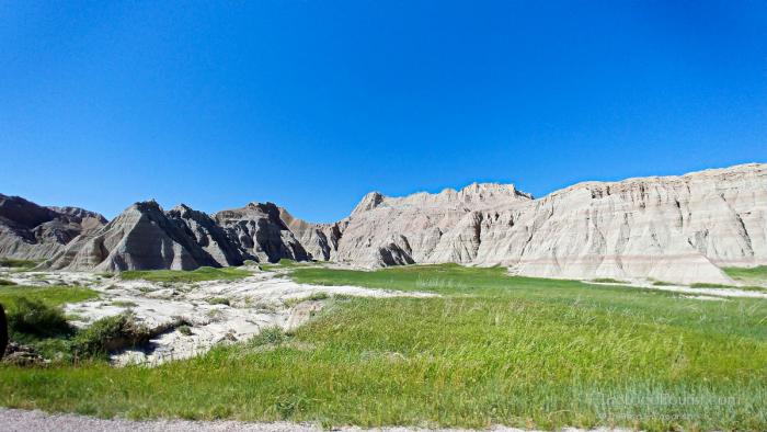 Some of the dramatic scenery we had to drive by in Badlands National Park