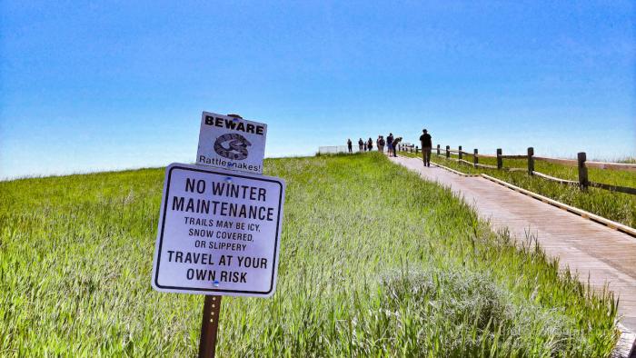 Beware of Rattlesnakes at Badlands National Park