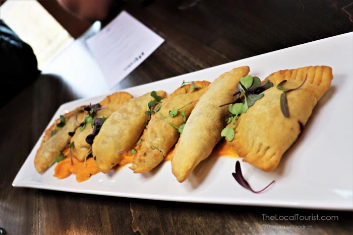 summer vegetable empanada at Tabor Hill Winery & Restaurant