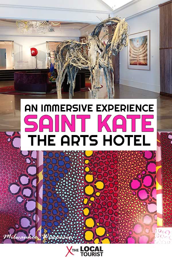 A stay at Saint Kate - The Arts Hotel is more than just a place to rest your head. It's an immersive arts experience in downtown Milwaukee, Wisconsin. #Midwest #USA