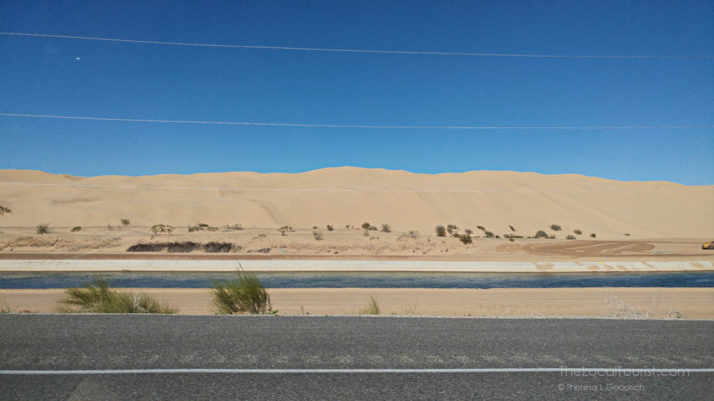 Algodones Dunes along I-8 in Imperial County, California