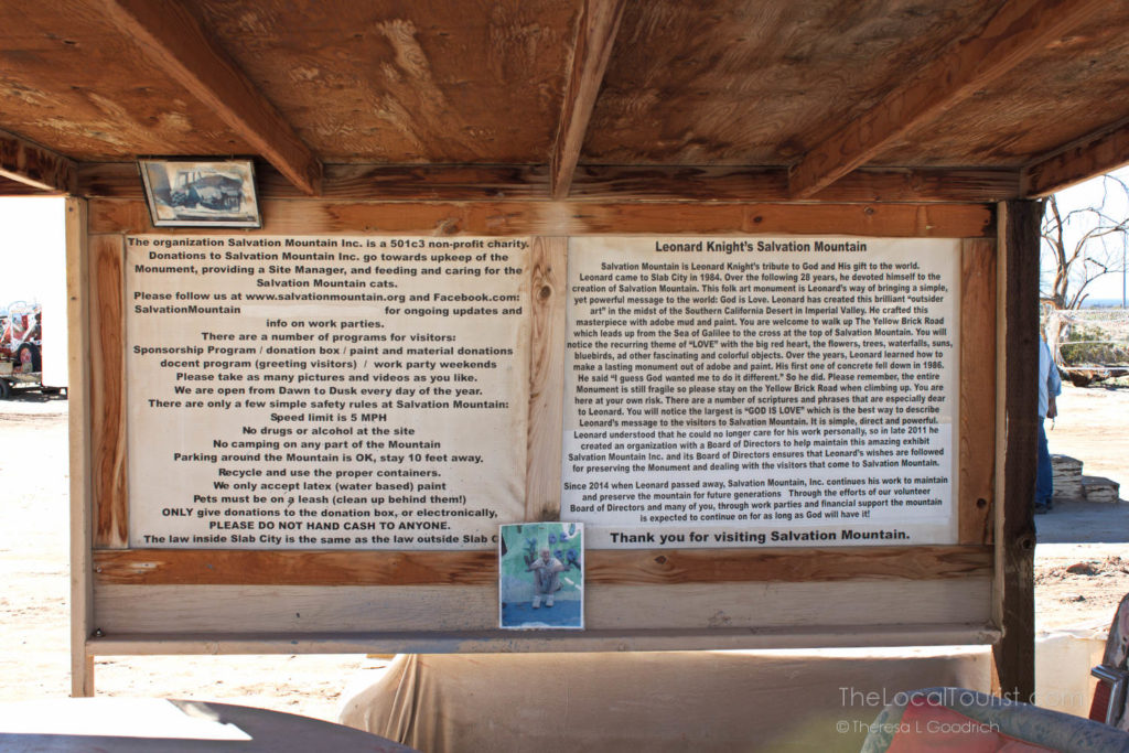 Information about Salvation Mountain