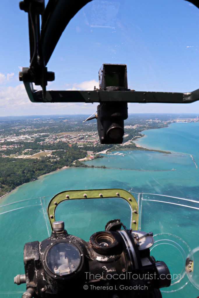 View from the chin turret