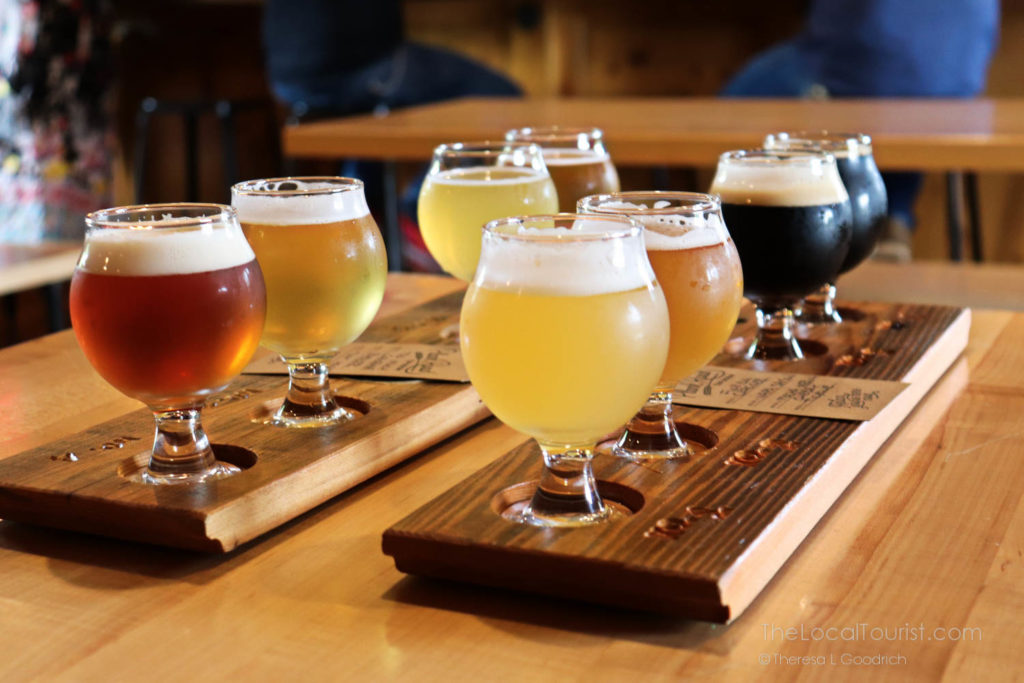 Flight at Plank Road Tap Room