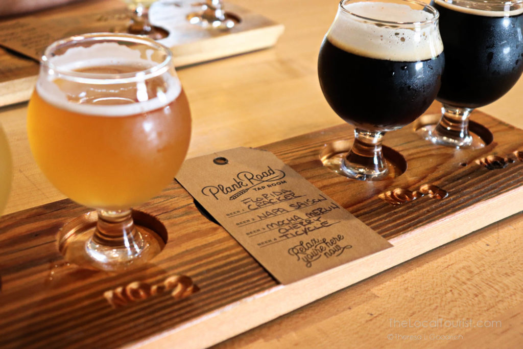 Plank Road Tap Room flight