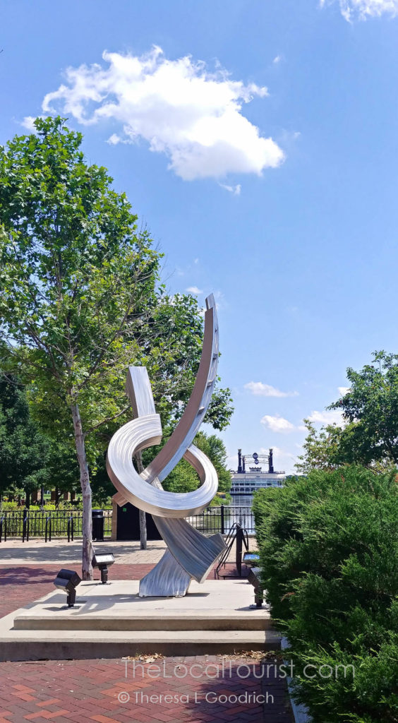 Continuum by Nathan Pierce, a piece on the Elgin Public Art tour