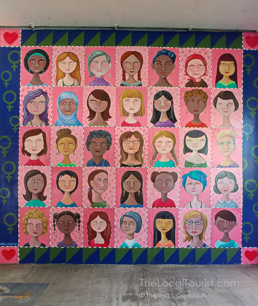 Pamela Seatter's mural Stronger Together