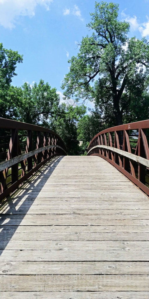 Bridge to Walton Island over the Fox River