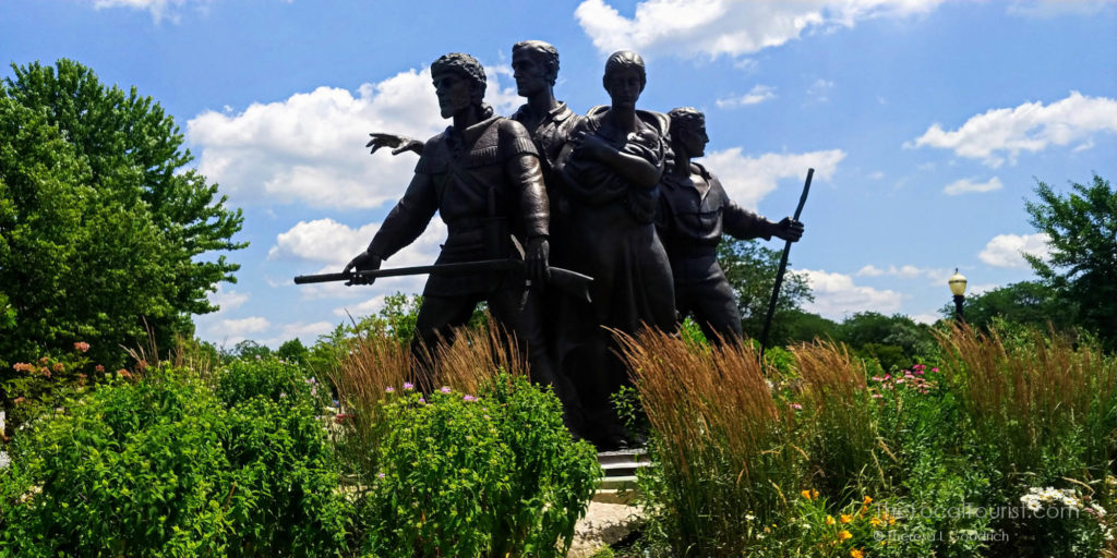 Pioneer Family Memorial Sculpture