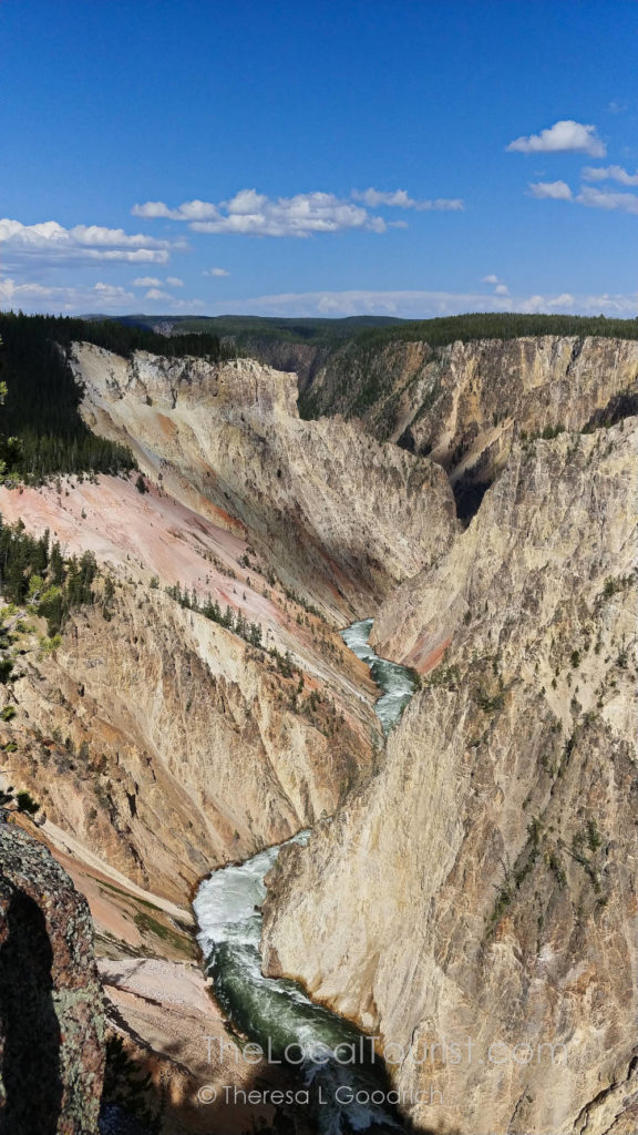 The Grand Canyon of the Yellowstone, a gorgeous pastel canyon