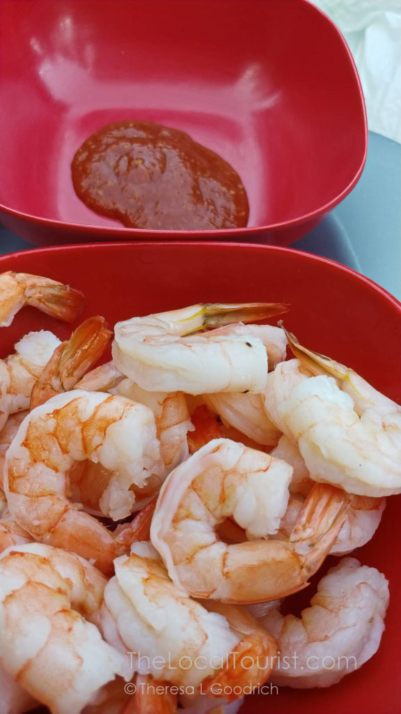 Shrimp cocktail in Yellowstone? Why not!