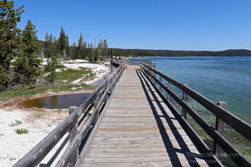 Juxtaposition of Yellowstone Lake and the West Thumb Geyser Basin