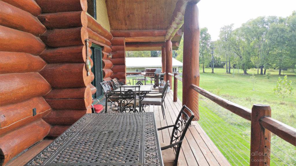Wonderful deck at Natural Valley Ranch