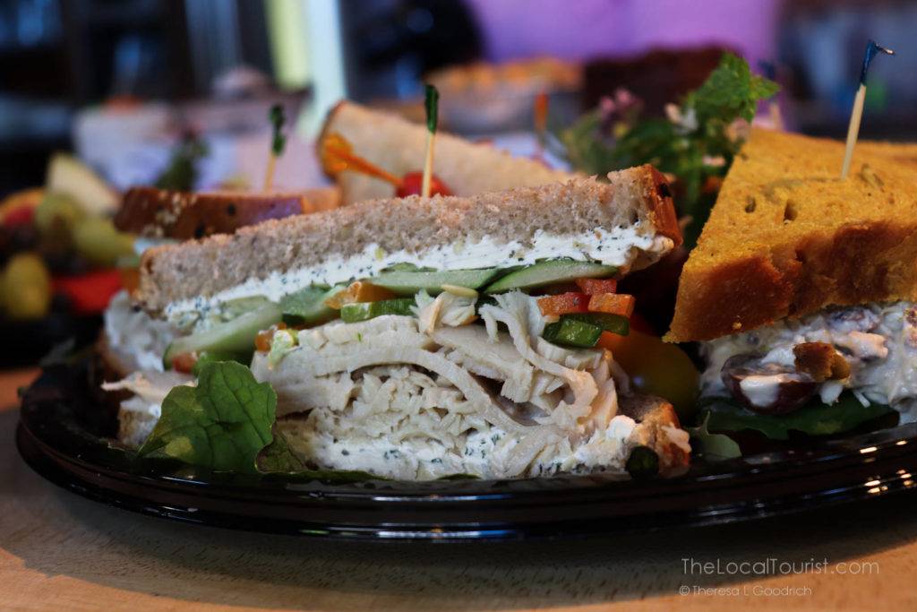 Turkey and dill sandwich from Bread Basket Bakery and Cafe