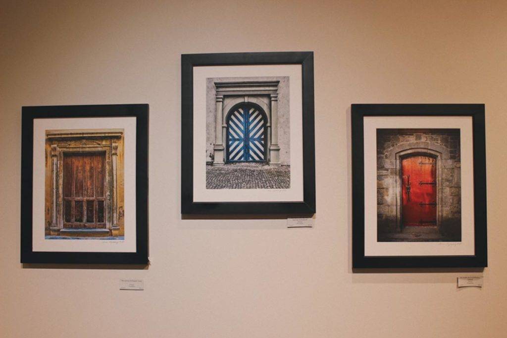 Photos of ancient gates on display at Artists' Own