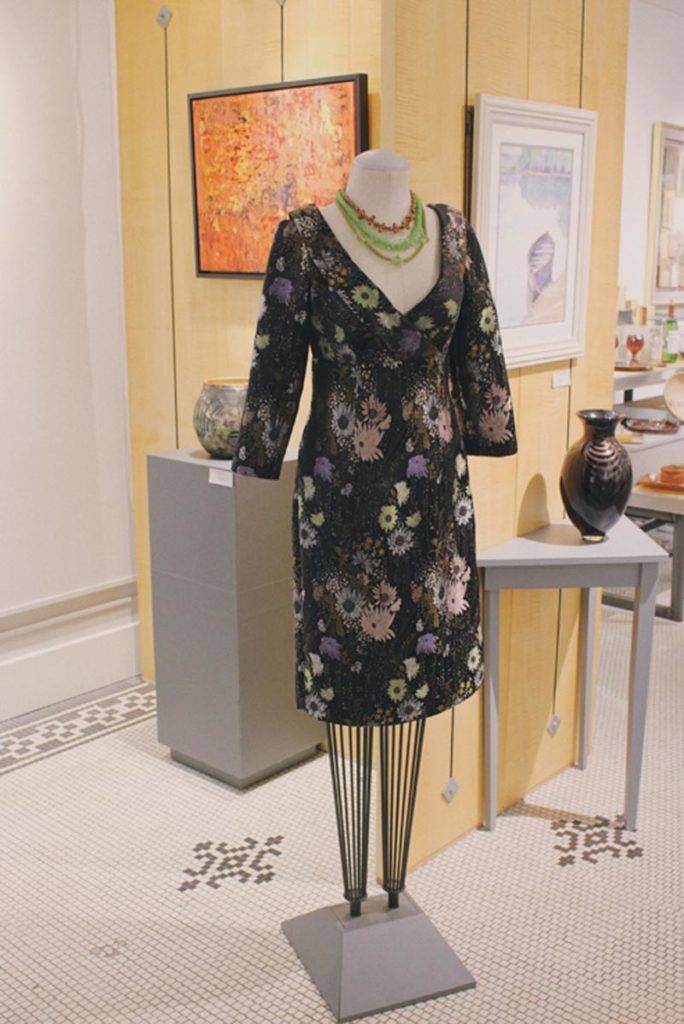 Clothing and fabric arts at this gallery and shop in Lafayette