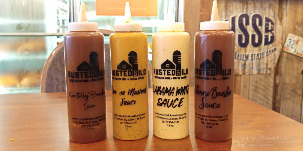 Housemade sauces at Rusted Silo