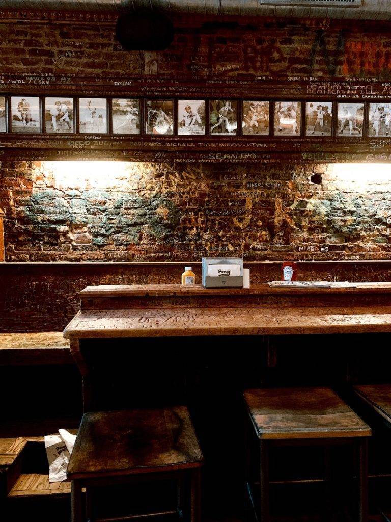 Booth at Harry's Chocolate Shop